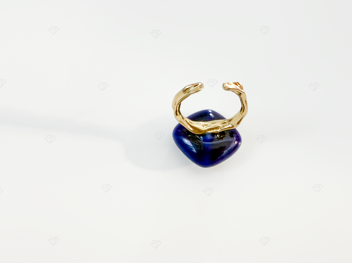 ENIGMA Geometric Ceramics - 18K Gold - plated Copper Jewelry Inspired by Shan Hai Jing Scales