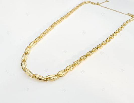 BLOOMBASE Customizable Necklace Inspired by Sculpture with Interchangeable Ceramic Beads