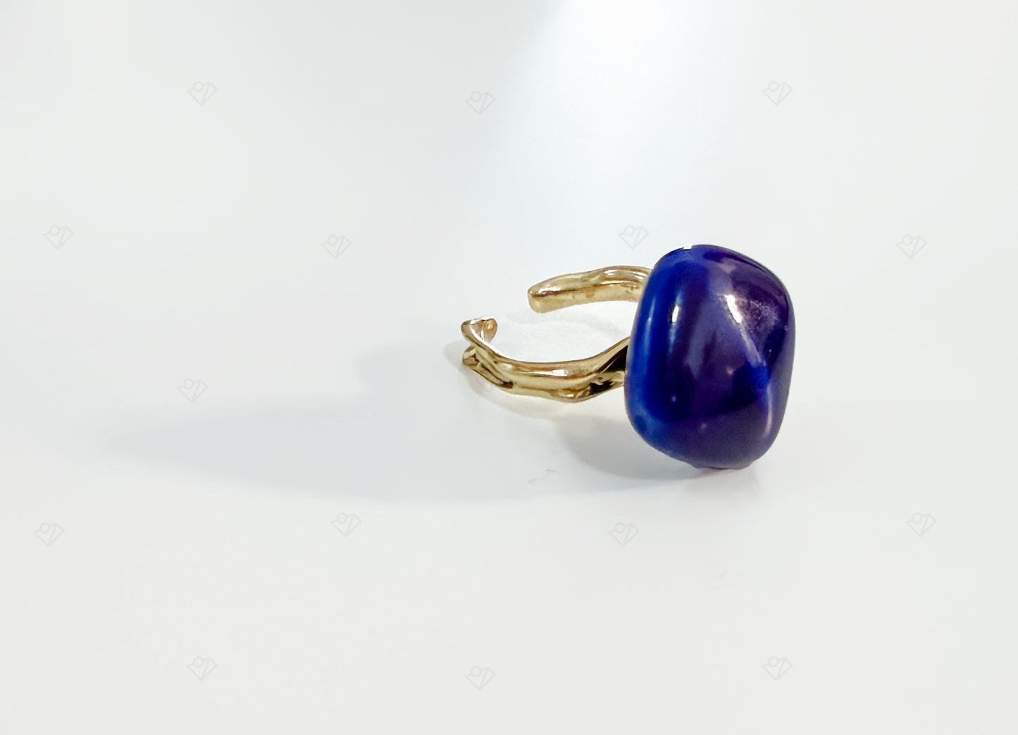 ENIGMA Geometric Ceramics - 18K Gold - plated Copper Jewelry Inspired by Shan Hai Jing Scales