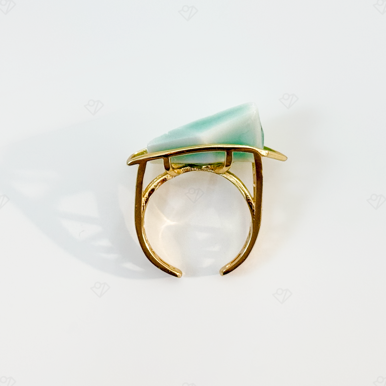 ORIGIN Geometric - inspired Ring with Authentic Ceramic